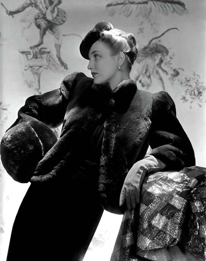 Georgia Carroll Wearing A Cropped Jacket Photograph by Horst P. Horst
