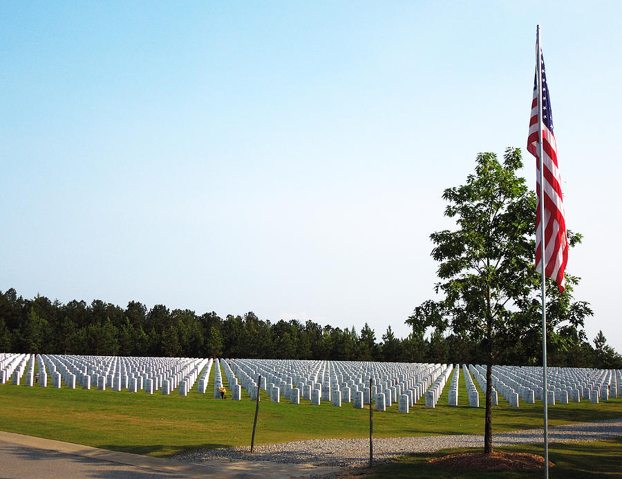Georgia National Cemetery Photograph by Pete Trenholm