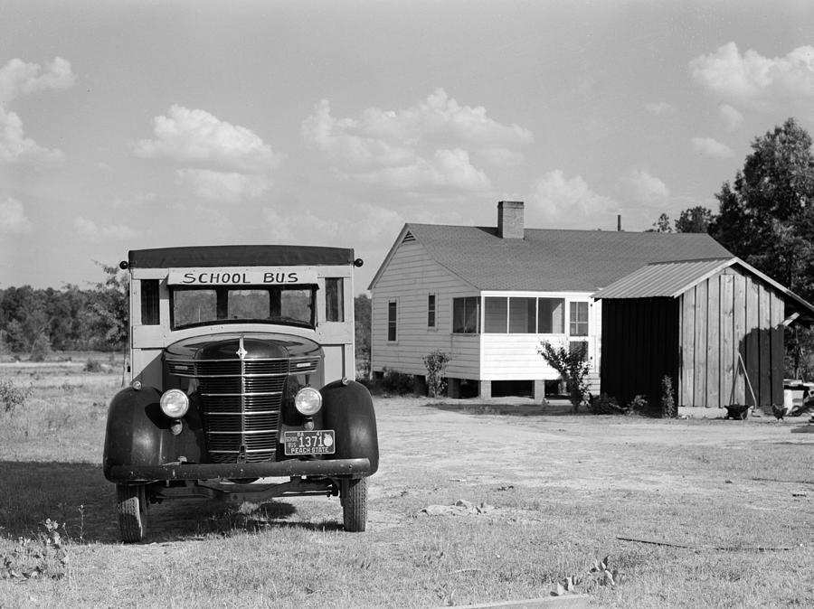 Georgia School Bus, 1941 Photograph by Granger
