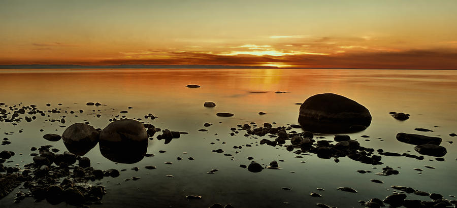 Georgian Bay Dusk Photograph by Claudio Bacinello