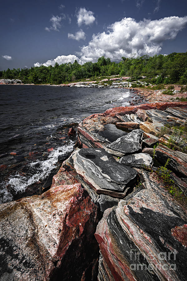 Georgian Bay rocks I Photograph by Elena Elisseeva