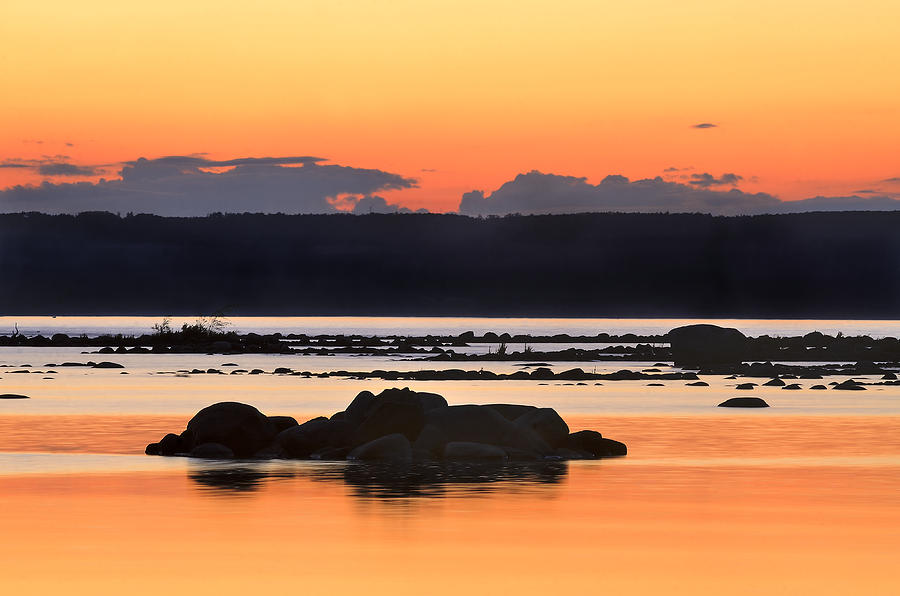 Georgian Bay sunset-1 Photograph by Steve Somerville