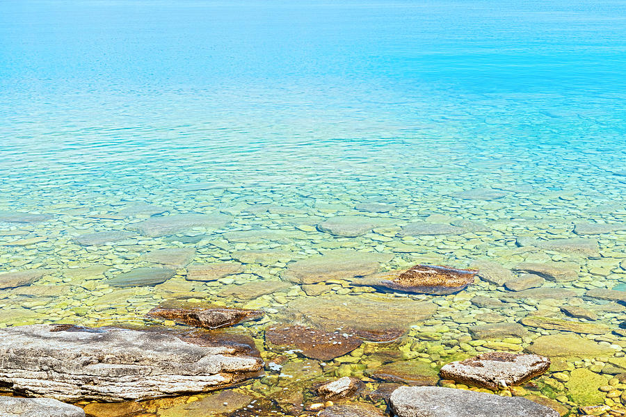 Georgian Bay waters near Tobermory in Ontario Canada Photograph by Marek Poplawski