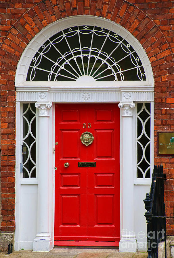 Georgian Door In Dublin 7002 Photograph
