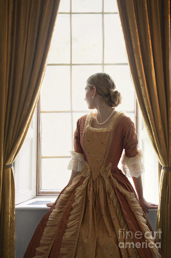 Georgian Woman At The Window Photograph by Lee Avison