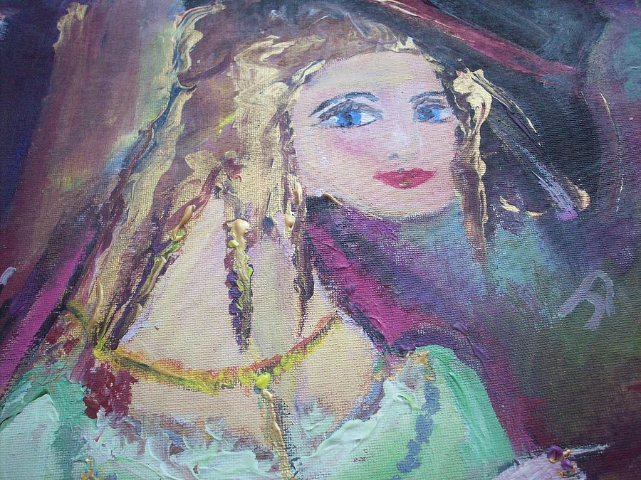 Georgiana and the ring Painting by Judith Desrosiers