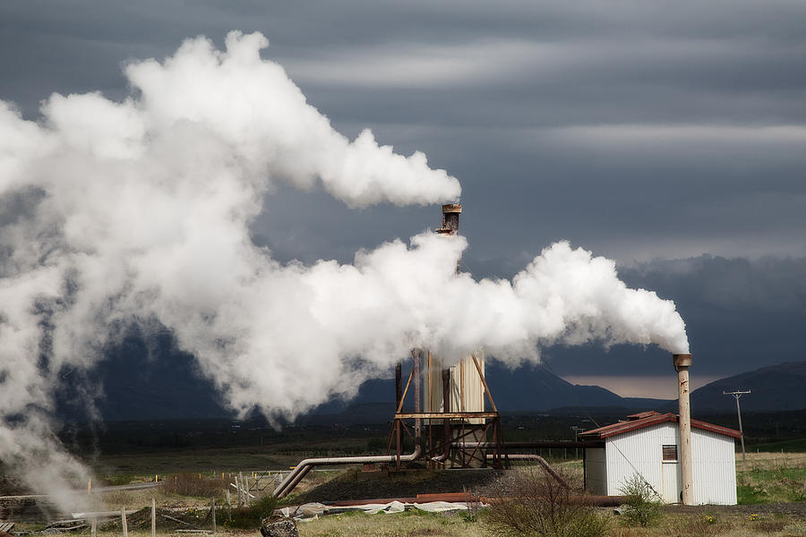 Geothermal Power Station Photograph by Dirk Ercken
