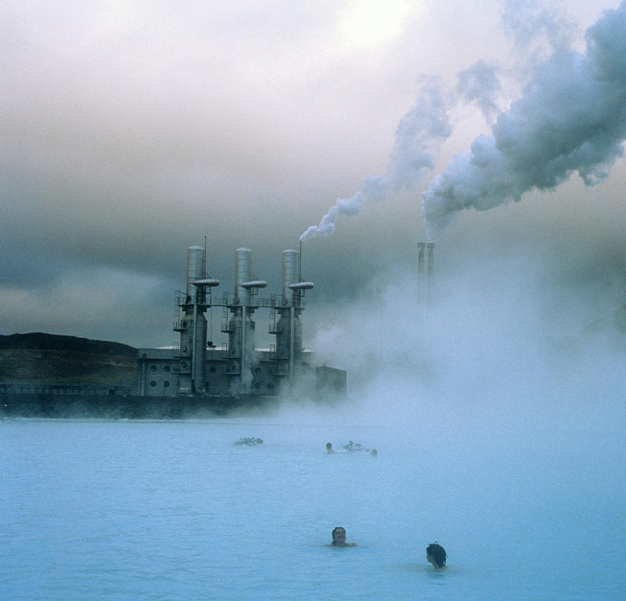 Geothermal Power Station Photograph by Simon Fraser/science Photo Library