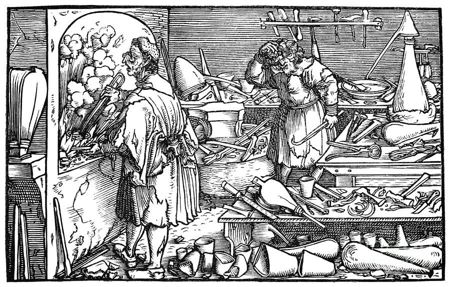 German Alchemist, 1537 Photograph by Granger