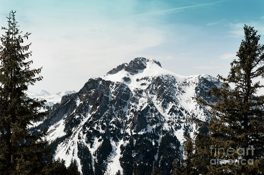German Alps Overlooking Rural Landscape Photograph by Max Bailen