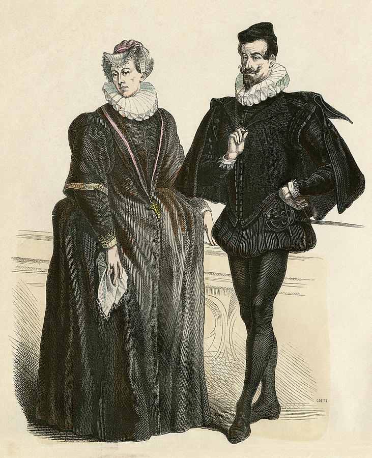 German Aristocrats Of The Period Drawing By Mary Evans Picture Library 