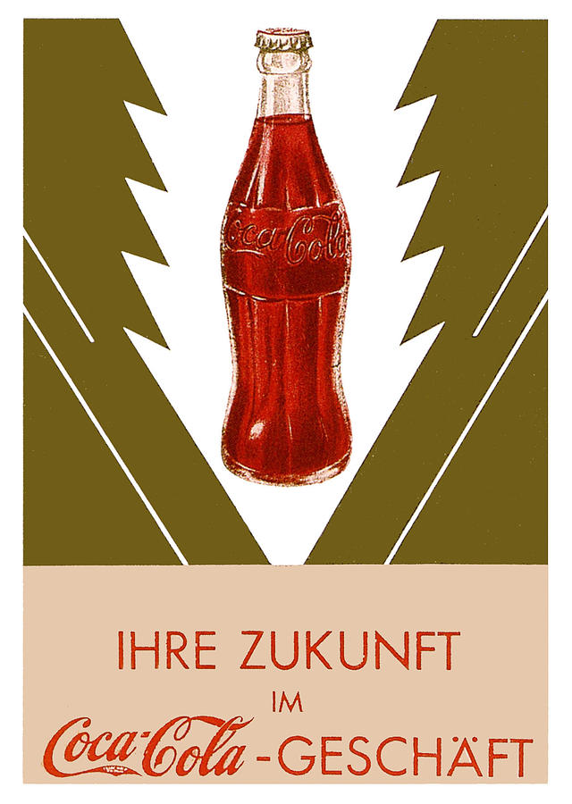 German Coca Cola  Digital Art by Georgia Clare