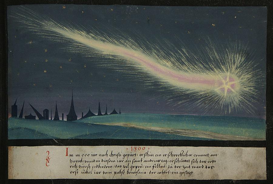 German Comet Illustration Photograph by Georgia Clare