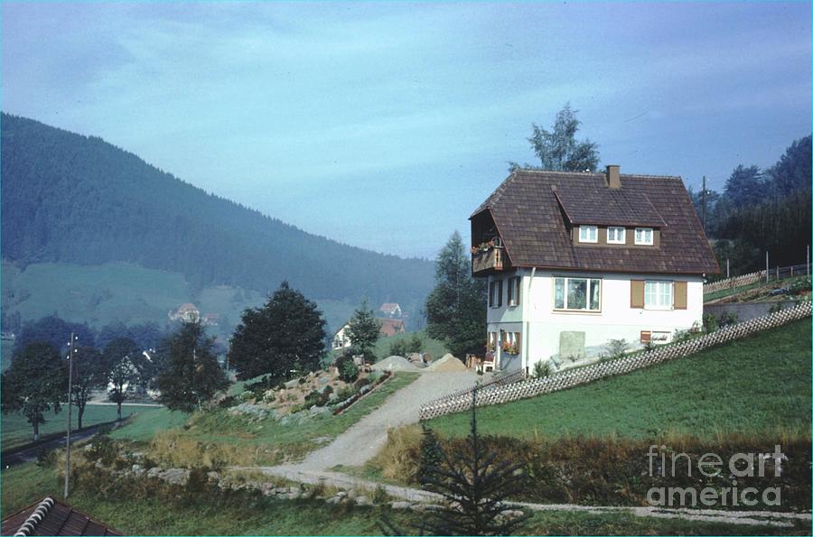 Mountain Photograph - German Country Home by Ted Pollard