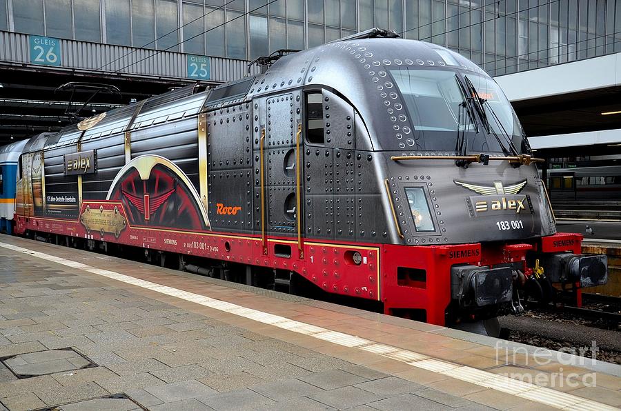 German electric train Munich Germany Photograph by Imran Ahmed