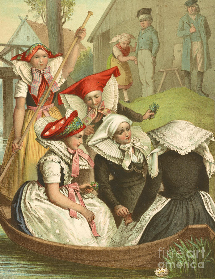 German Fashion 1850 Photograph by Padre Art