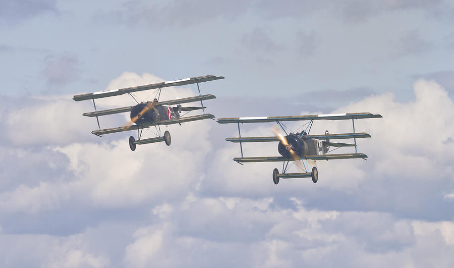 German Fokker Fighters Photograph by Maj Seda