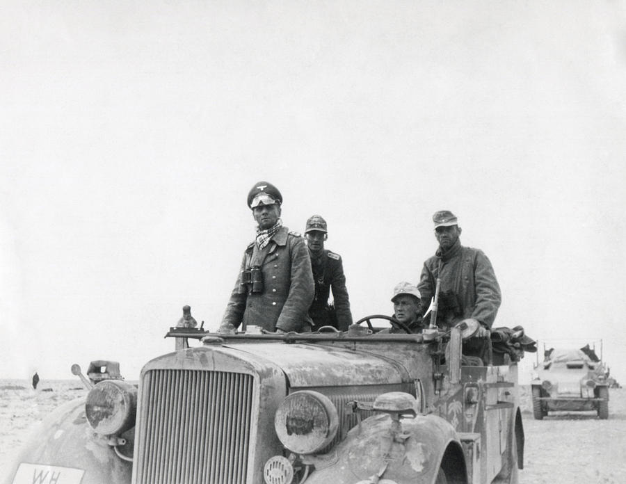 German General Rommel With The 15th Photograph by Everett