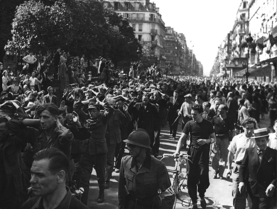 German Prisoners Of War Marched Photograph by Everett - Fine Art America