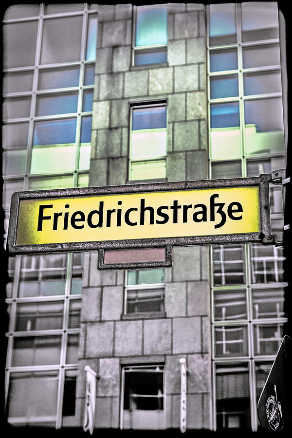 German Street Sign Photograph by Chris Smith