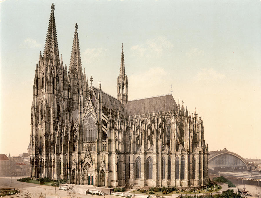 Germany Cologne Cathedral Painting by Granger