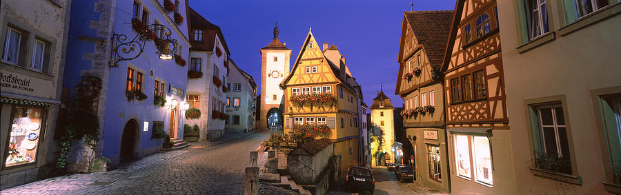City Photograph - Germany, Rothenburg Ob Der Tauber by Panoramic Images