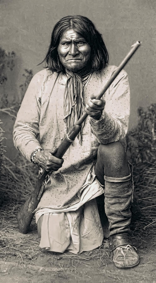 Geronimo Photograph - Geronimo - 1886 by Daniel Hagerman Geronimo Photograph - Geronimo - 1886 by Daniel Hagerman