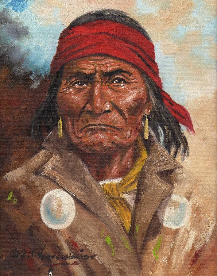 Geronimo Painting by Jeroem Vogsmcnidt Fine Art America