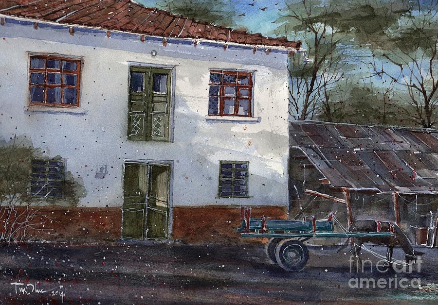 Greece Painting - Geskos Home by Tim Oliver