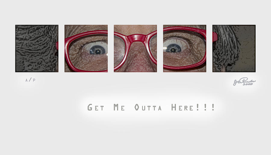 Humor Digital Art - Get Me Outta Here by Joe Paradis