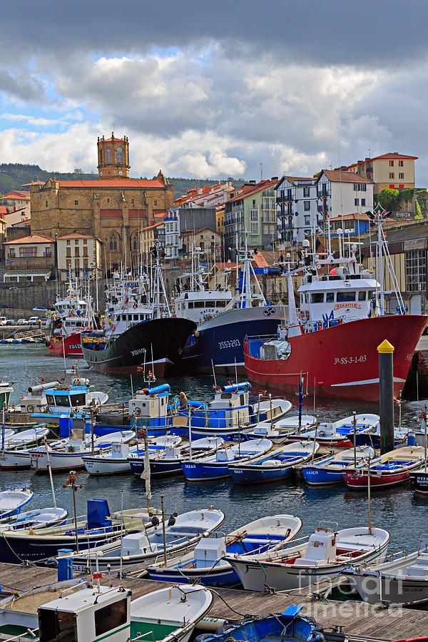 Getaria Photograph - Getaria in Basque Country Spain by Louise Heusinkveld