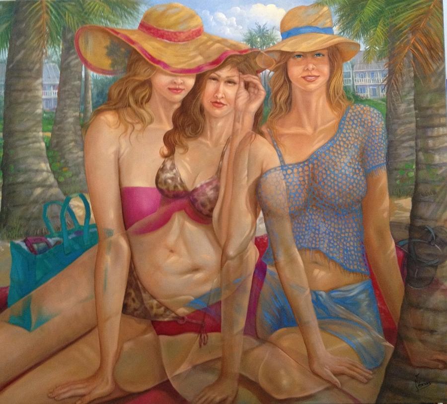Women Painting - Getaway by Jorge Cardenas