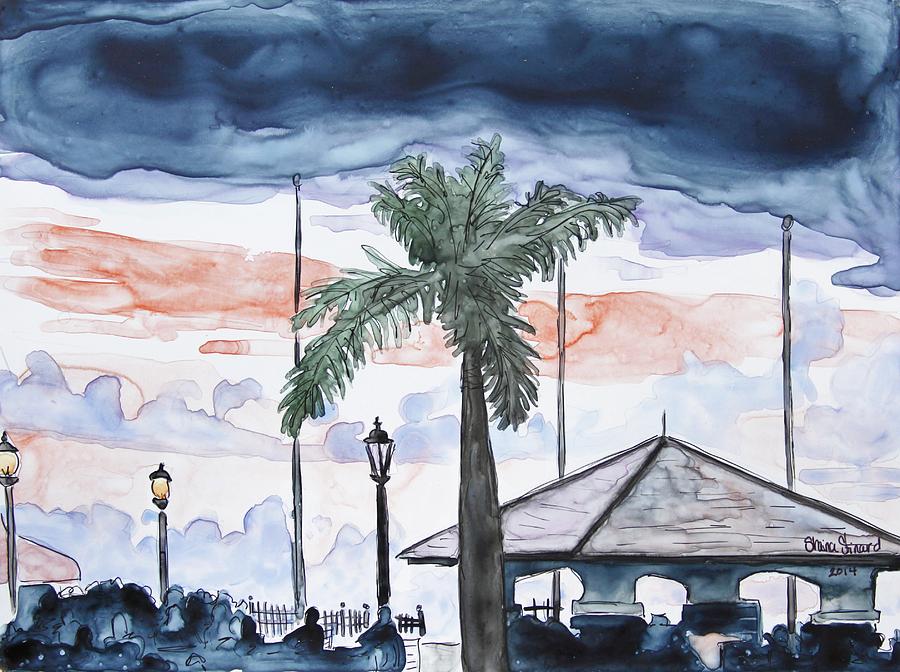 Key West Painting - Getaway - Twilight In Key West by Shaina Stinard Key West Painting - Getaway - Twilight In Key West by Shaina Stinard