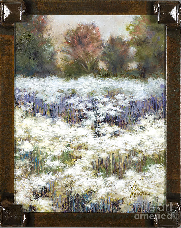 Getting Lost with Frame and Gold Leaf by Vic Mastis by Vic Mastis Getting Lost with Frame and Gold Leaf by Vic Mastis by Vic Mastis