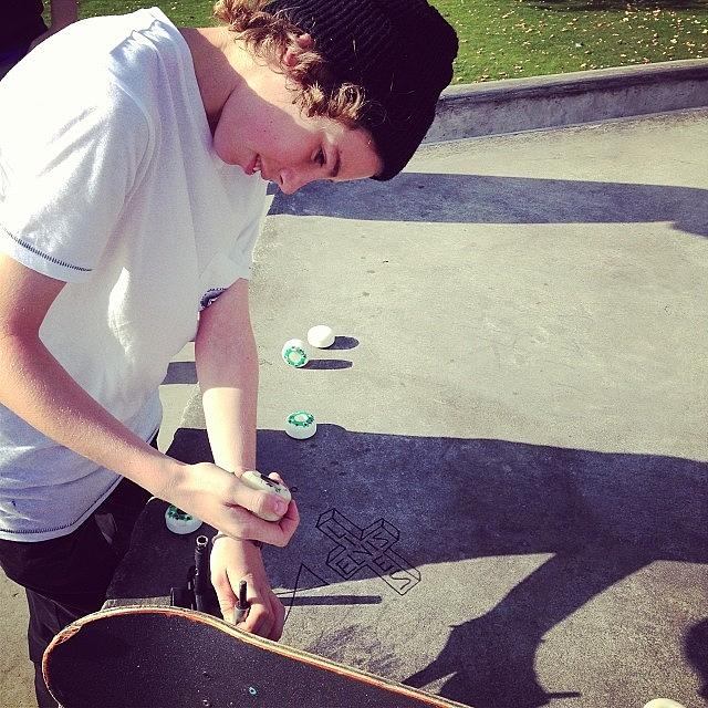 Skateboarding Photograph - Getting Some Fresh @supertoxicurethane by Creative Skate Store