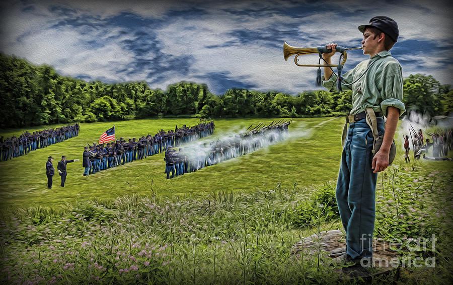 Gettysburg National Park Photograph - Gettysburg Battle Hymn - The Civil War  by Lee Dos Santos