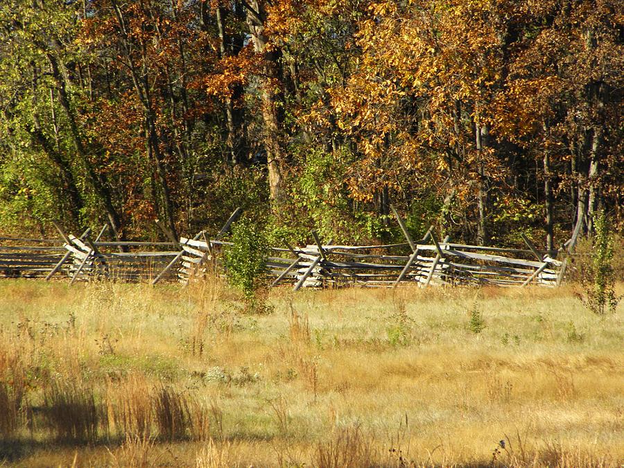 Gettysburg Battlefield October Photograph by Mary Carol Williams
