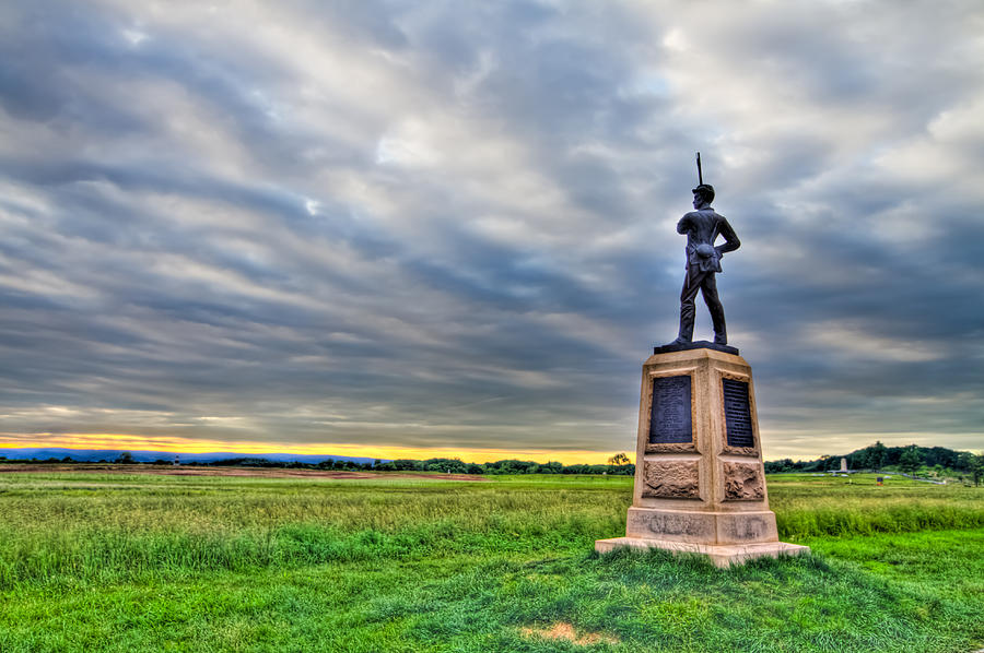 Gettysburg National Park Photograph - Gettysburg Battlefield Soldier Never Rests by Andres Leon