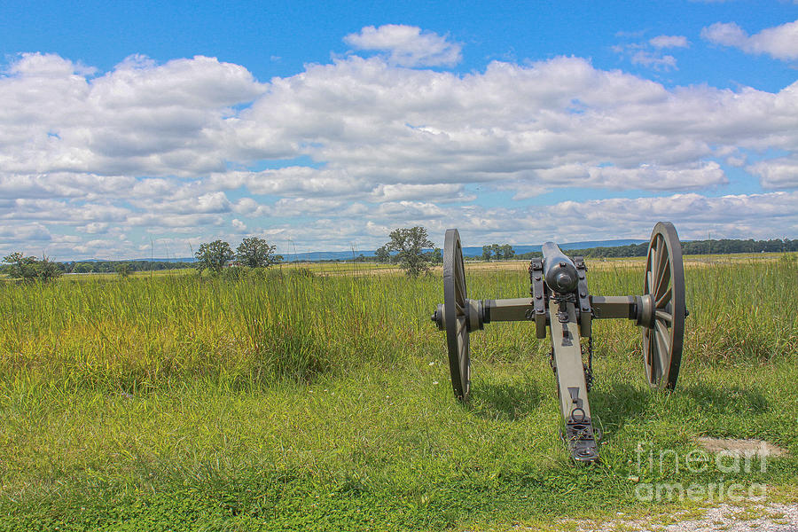 Gettysburg Summer Cannon Cemetery Ridge Photograph by Randy Steele