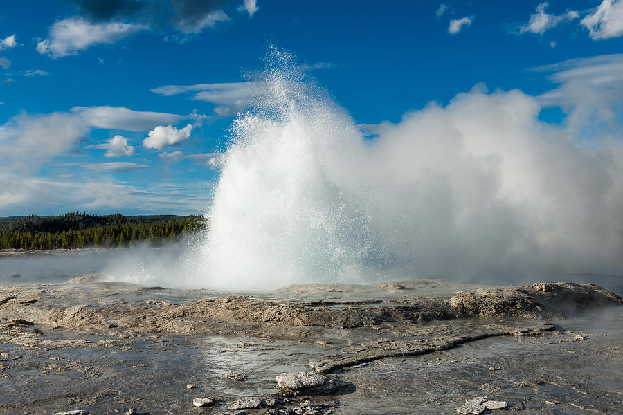 Geyser Photograph by Christian Skilbeck - Fine Art America