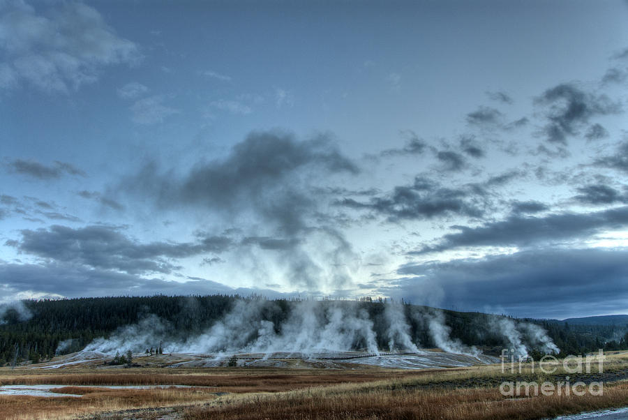 Geysers,yellowstone National Park Photograph by Mark Newman