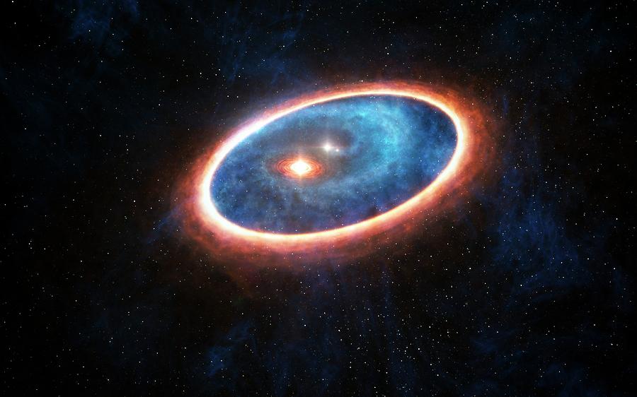 Gg Tauri-a Protoplanetary Disc Photograph By L. Calcada/european ...