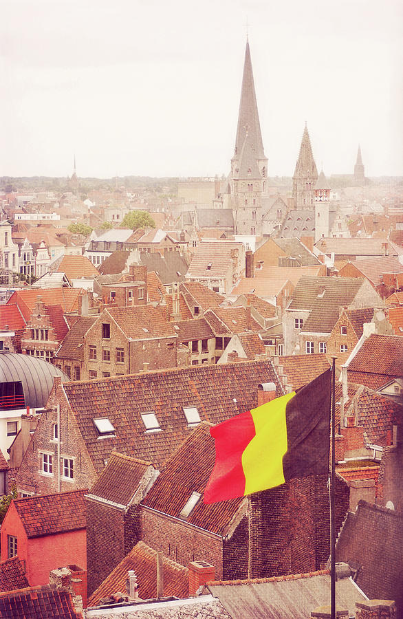 Ghent From Above Photograph by Photo By Stefanie Senholdt