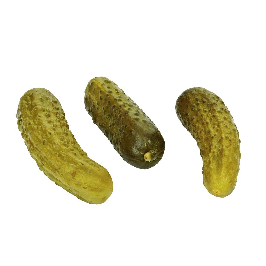 Gherkins Photograph by Geoff Kidd/science Photo Library