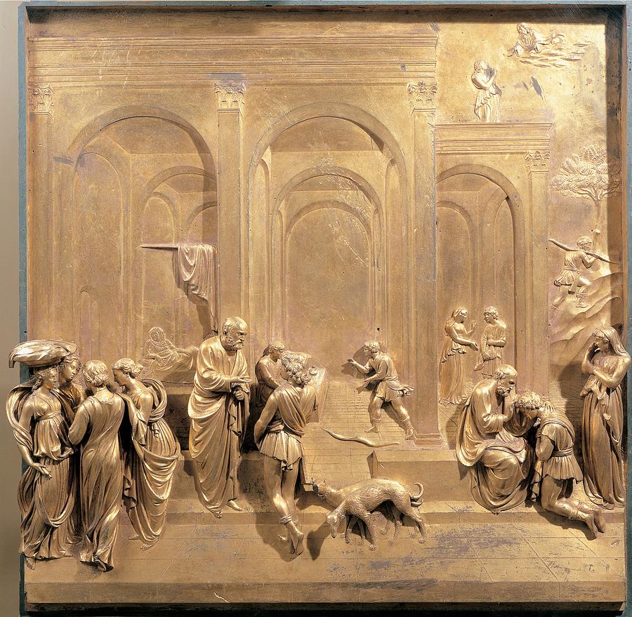 Ghiberti Lorenzo, Isaac, Esau Photograph by Everett
