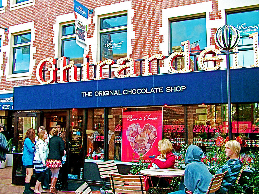 Ghirardelli Chocolate Shop in San Francisco-California   Photograph by Ruth Hager