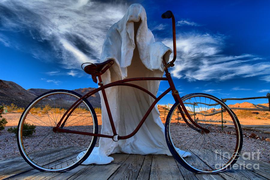 Ghost Biker Photograph by Adam Jewell