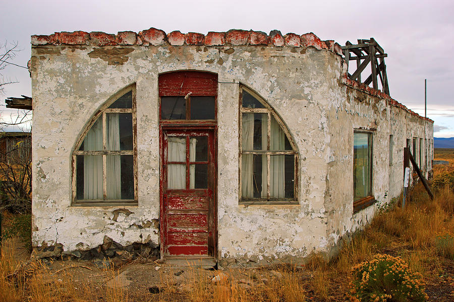 Ghost Building in Brothers Oregon Photograph by Daniel Woodrum