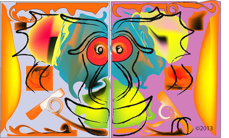 Bright Colors Digital Art - Ghost In The Machine by Andy Cordan Bright Colors Digital Art - Ghost In The Machine by Andy Cordan