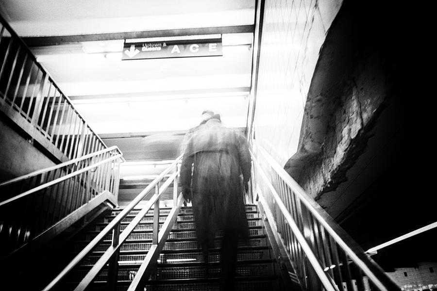 Ghost in the Subway Photograph by William Jones - Pixels